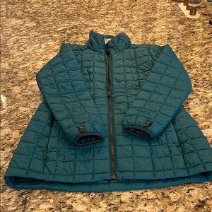 The North Face women’s  Teal Puffer Jacket